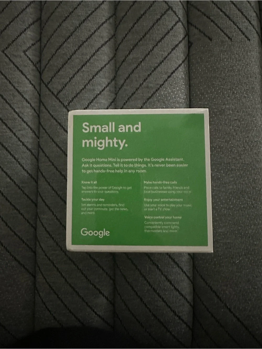 google home mini 1st gen - brand new/sealed